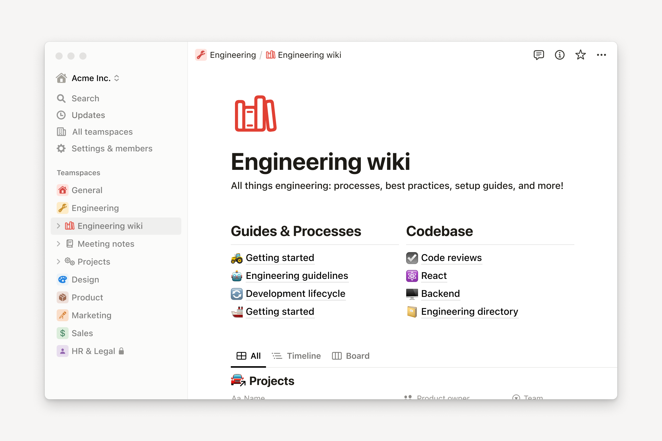 GIF showing how Notion Producitivty Tools Wiki Works 